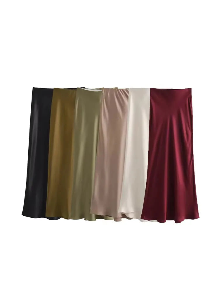 Hannah High Waist Long Skirts