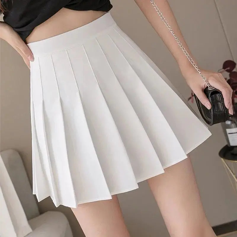 Atalie's Pleated Skirts High Waist